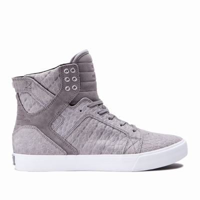 Férfi Supra SKYTOP Magasszárú Cipő HU847612 Szürke